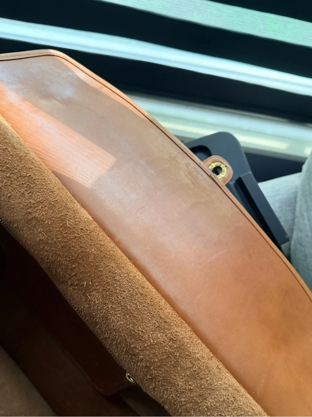 Vintage Coach Beekman 5266 Briefcase British Tan Glove Tanned Leather USA 1996
